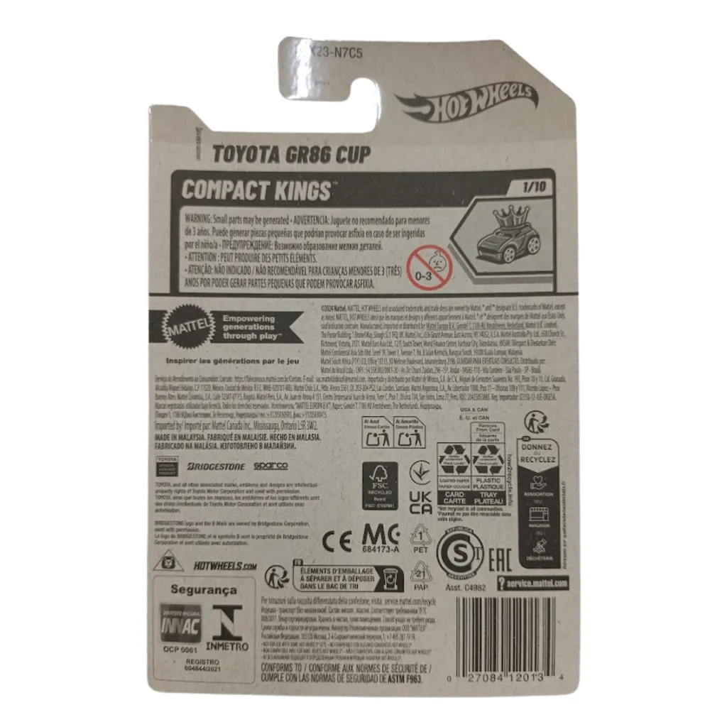 Hot Wheels Toyota GR 86 Cup