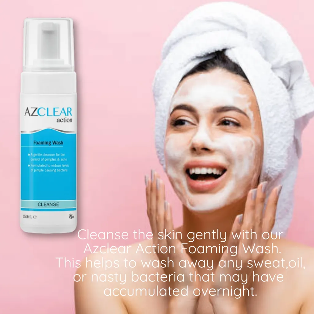 AZCLEAR Foaming Face Wash for Acne-Prone Skin