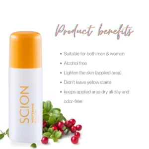 Scion NU Skin Whitening Roll On Deodorant for Dark Underarms NU Skin Scion Whitening Roll On Deodorant for Dark Underarms