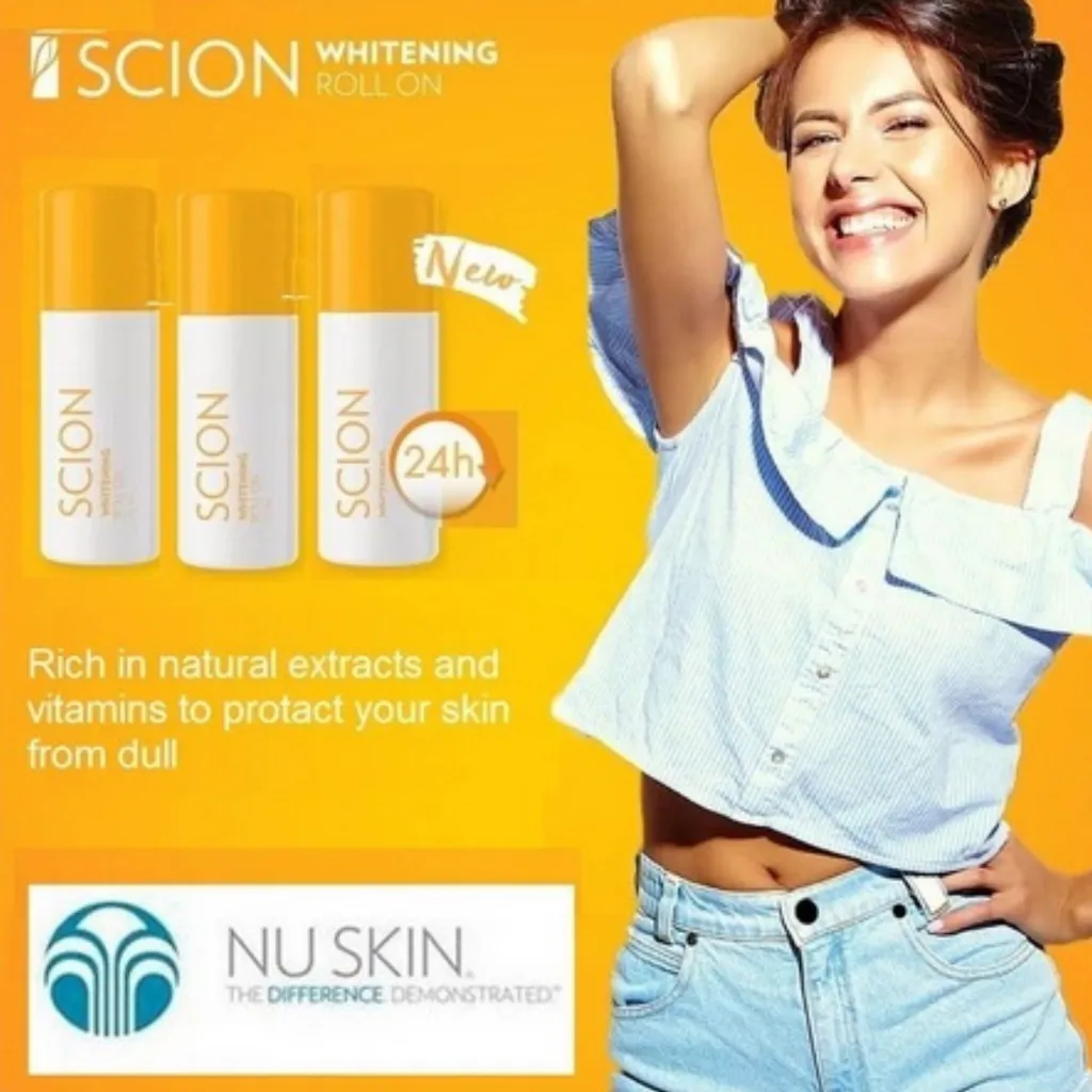 NU Skin Scion Whitening Roll On Deodorant for Dark Underarms NU Skin Scion Whitening Roll On Deodorant for Dark Underarms